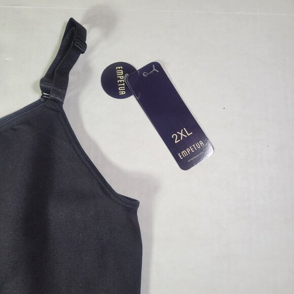 Empetua Black Scoop Neck Cami Shapewear Top #62001 Size 2XL - Picture 2 of 5